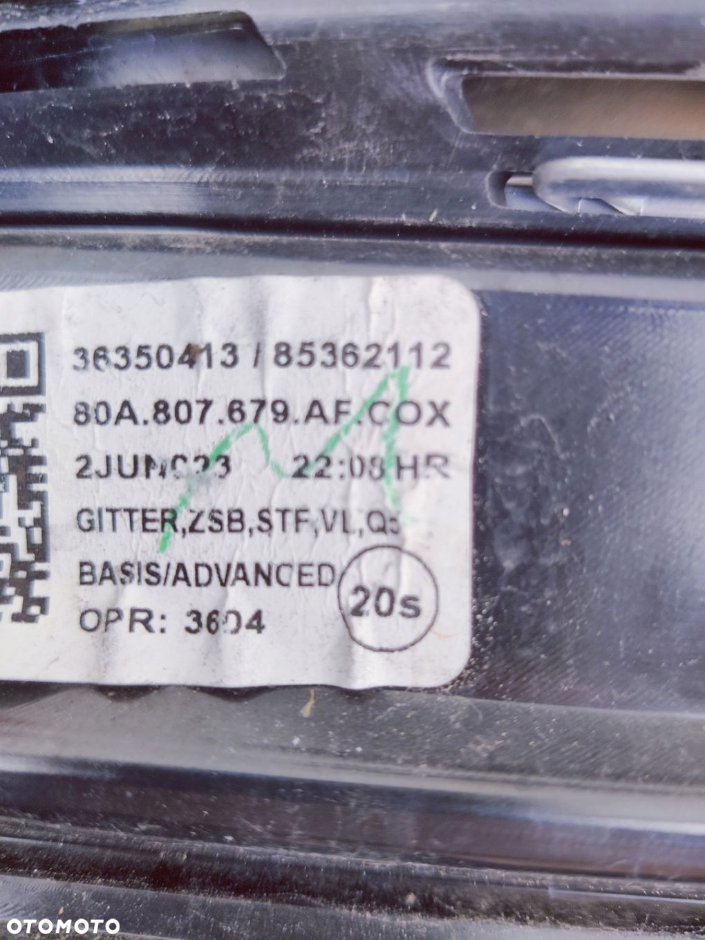 Kratka zderzaka prawa lewa Audi Q5 2 lift - 5