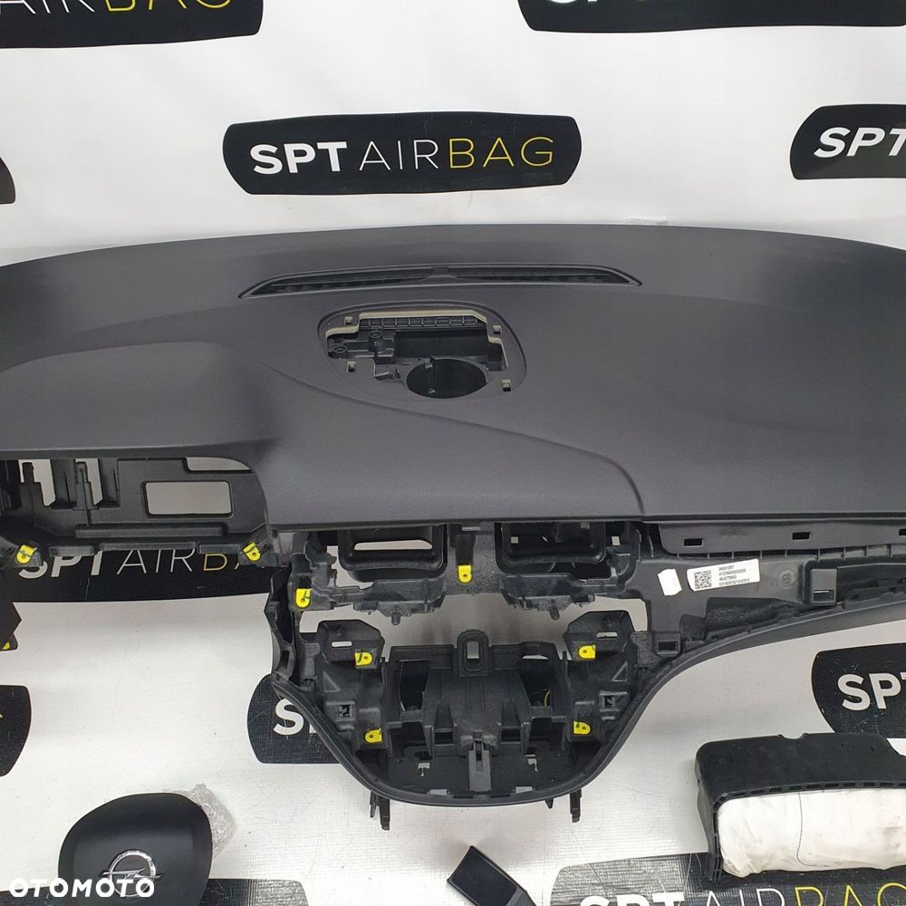 OPEL CORSA E DESKA ROZDZIELCZA KONSOLA KOKPIT PULPIT PODUSZKI AIRBAG AIR BAG NAPINACZE KIT SET - 3