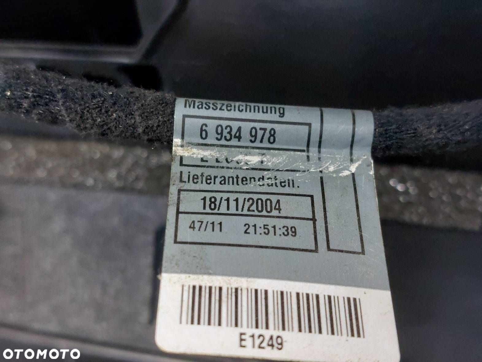 OBUDOWA NAGRZEWNICY KOMPLETNA BMW E60 E61 6912213 6930302 - 8