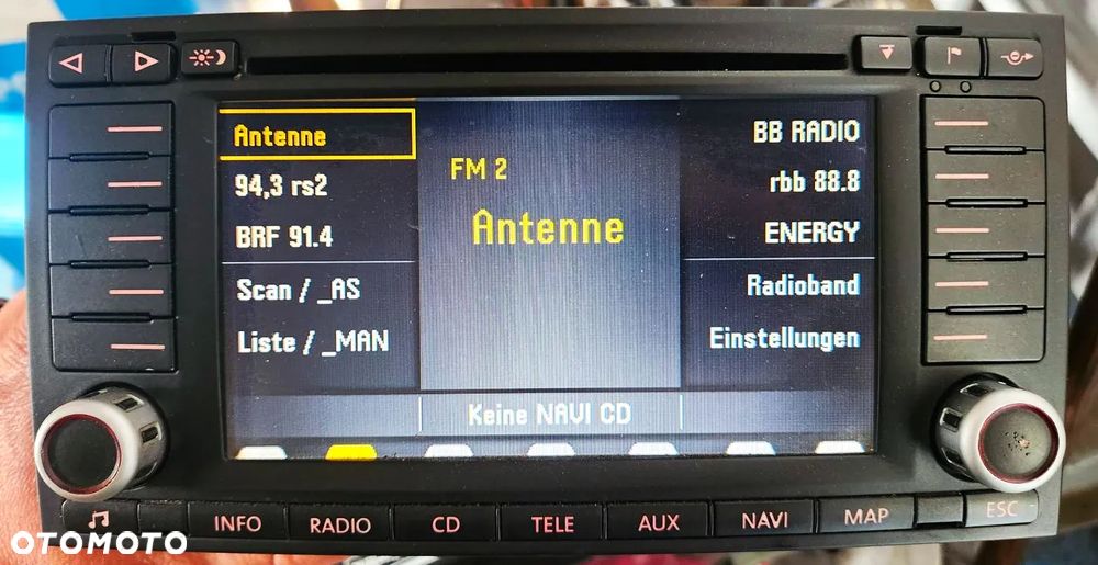 VW TOUAREG 7L 03-09R RADIO CD NAWIGACJA KOD ORYGINAL 7L6035191 - 4