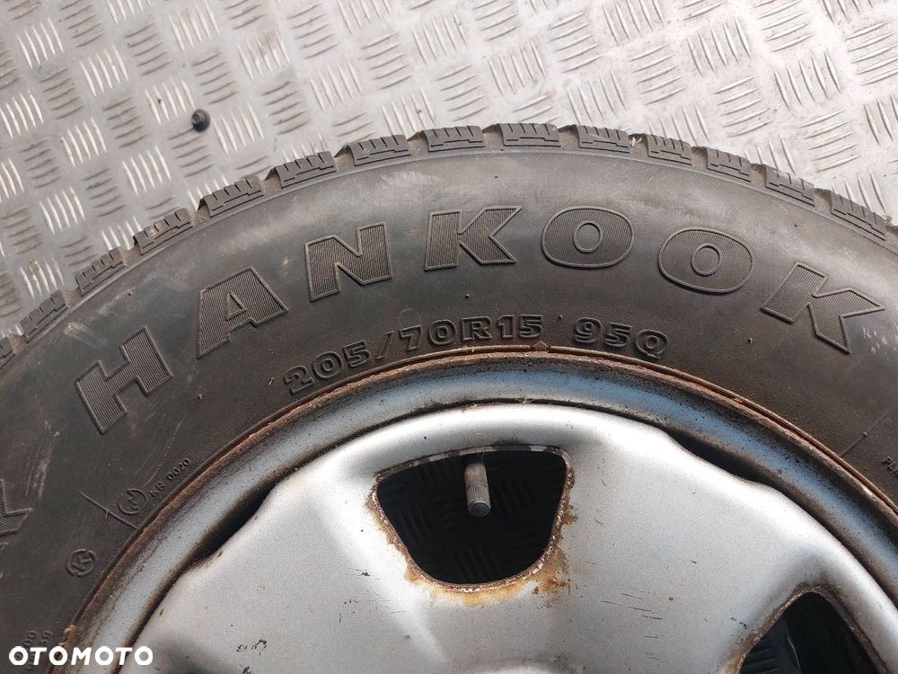 KOŁO ZAPASOWE 6JX15 5X100 FI56.1 205/70R15 HANKOOK W400 WINTER 02R - 5