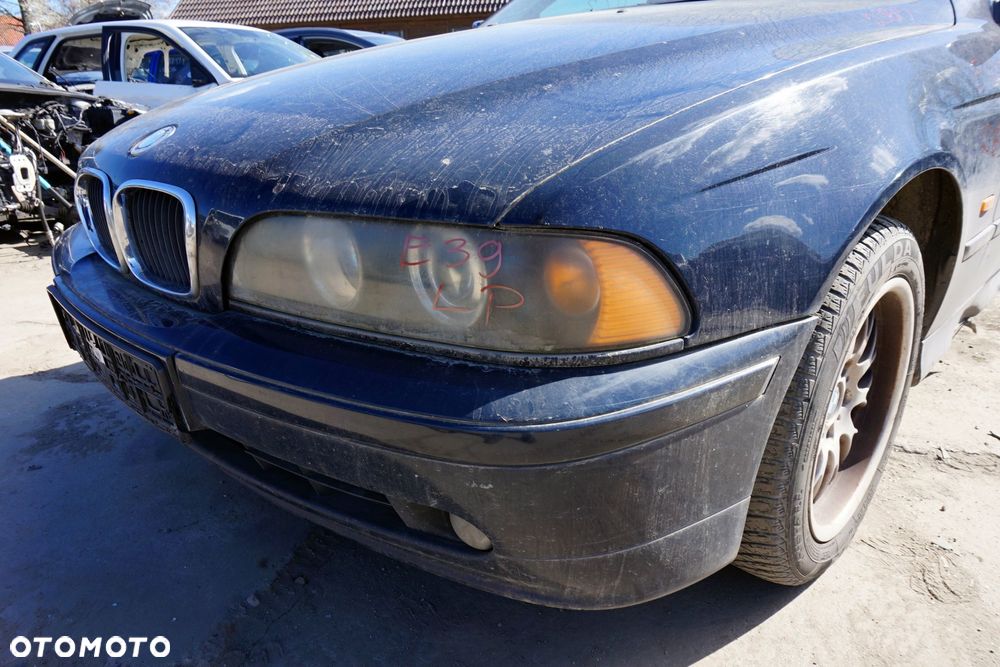 MASKA ZDERZAK BŁOTNIKI LAMPY 5 E39 263  BMW 1995-2000 GRANATOWY PRZÓD KOMPLETNY - 26