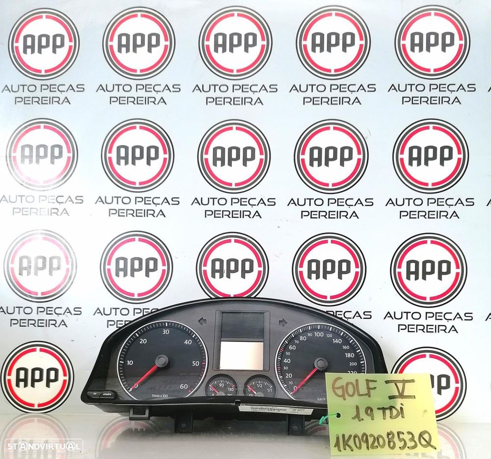 Quadrante VW Golf 5, TDI, referência 1K0920853Q, 1K0920861B. - 1