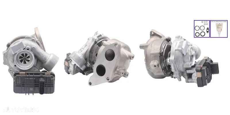 Turbina noua / turbosuflanta / turbocompresor Bmw seria 1 F20 F21, seria 2 F22, seria 3 F30 F31 F34, seria 4 F32 F33, seria 5 F10 F11, X1 E85, X5 F15, motoare 1995 cmc, N47S1, 155kw/211cp 160kw/218cp, turbina mica - 4