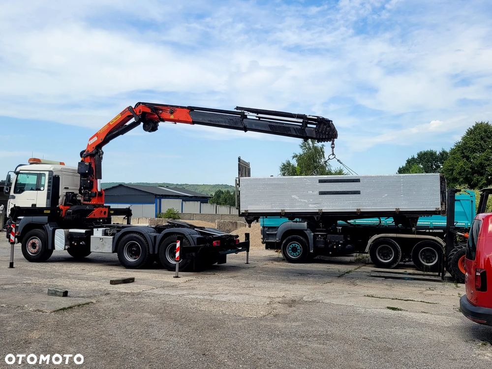 MAN TGA 33.480 6x4 Palfinger PK29002 Ciągnik + Kiper - 23