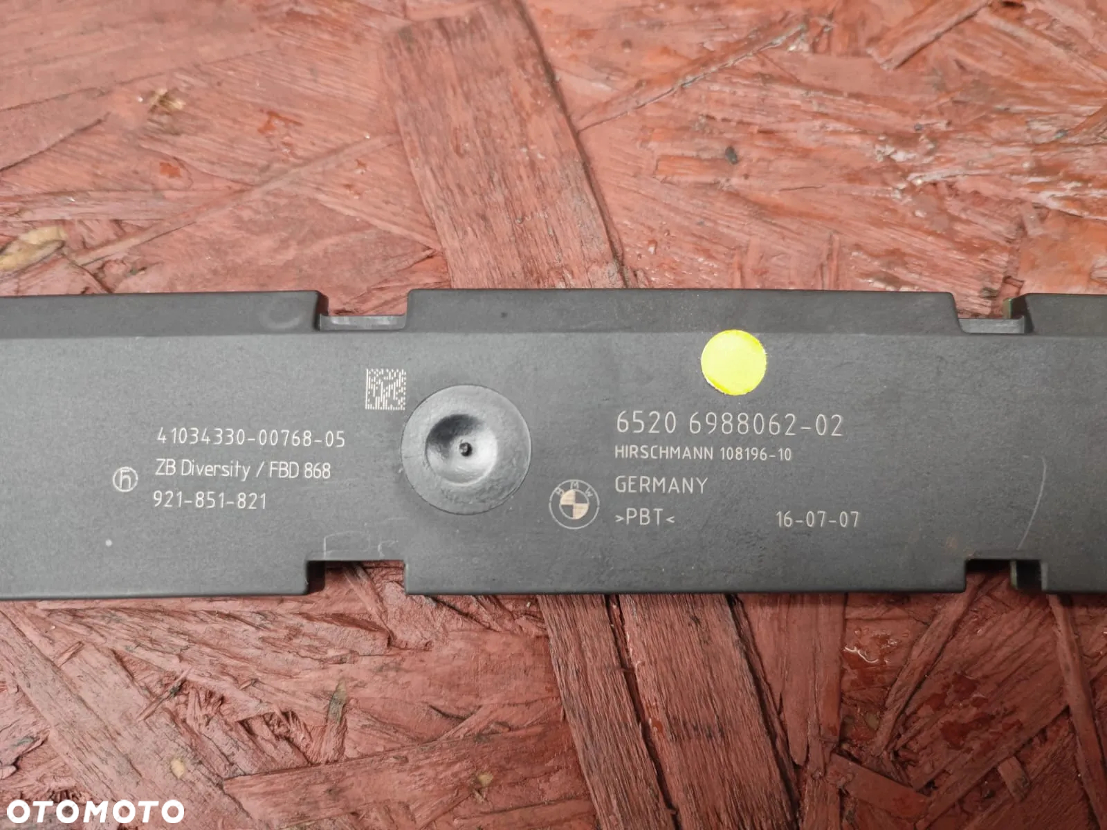 BMW E60 LCI. ORYGINALNY MODUŁ DIVERSITY / WZMACNIACZ ANTENOWY O NR: 4 220 653 / 6 988 062 / 6 931 718 / 9 193 832 OEM. SPRAWNY W 100%. - 10