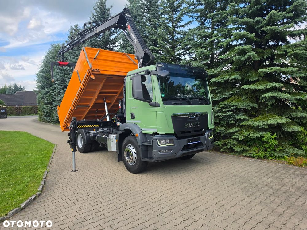 MAN TGM 18.290/3-str. wywrotka z HIAB 138 - 5