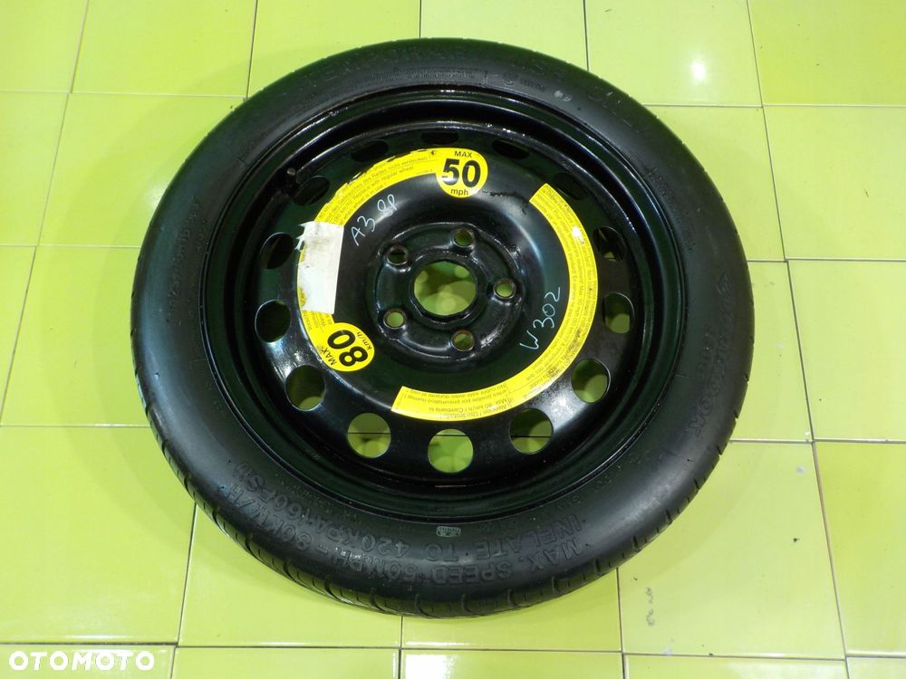 AUDI A3 8P GOLF V kolo dojazdowe 125/70/16 5X112 - 1