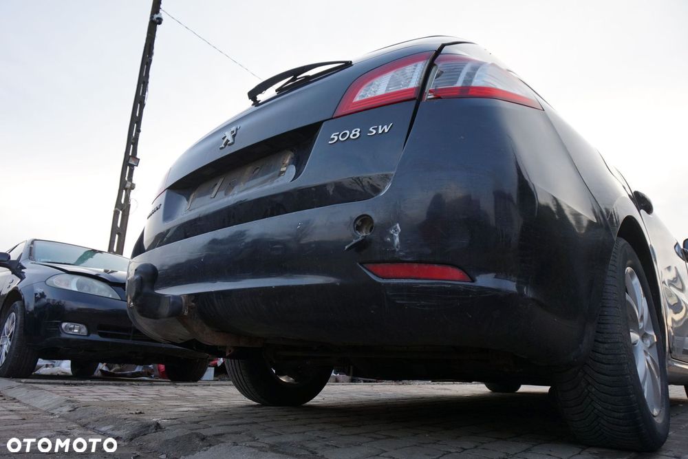 ZDERZAK TYLNY 508 I SW KOMBI KTVD  CZARNY PEUGEOT 2010-2018 - 6