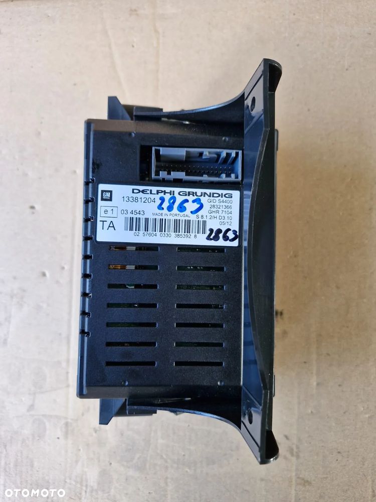 Wyświetlacz radia GID Opel Corsa D 13381204 PIN - 2
