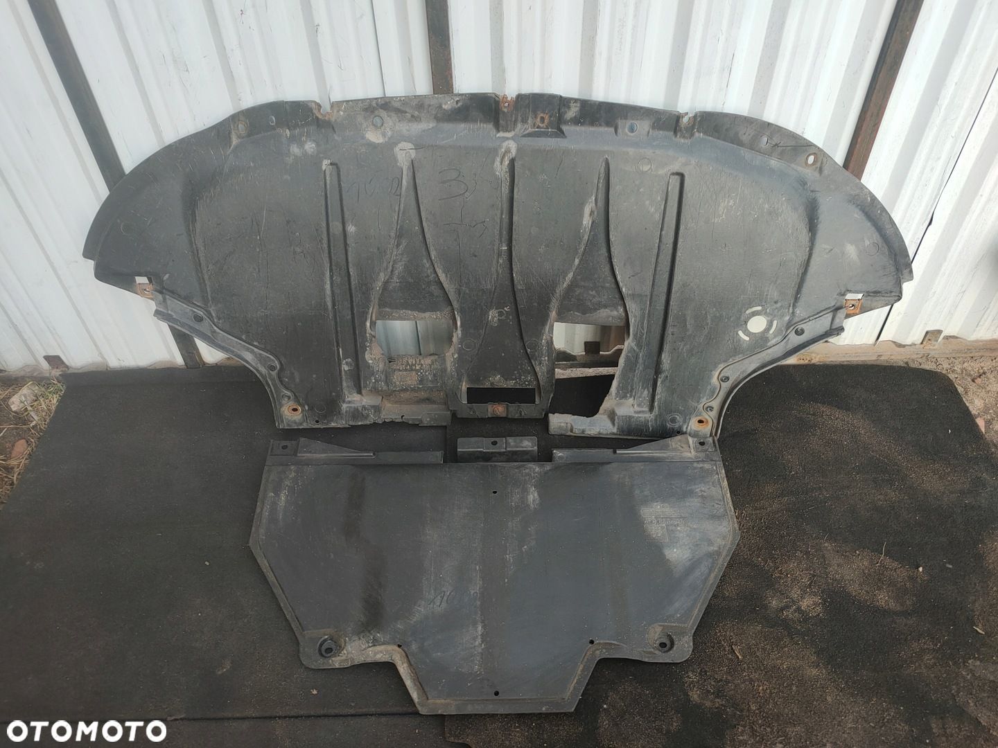 PŁYTA OSŁONA POD SILNIK SKRZYNIE AUDI A4 B6 B7 ORYGINAŁ 8E0863823 - 1