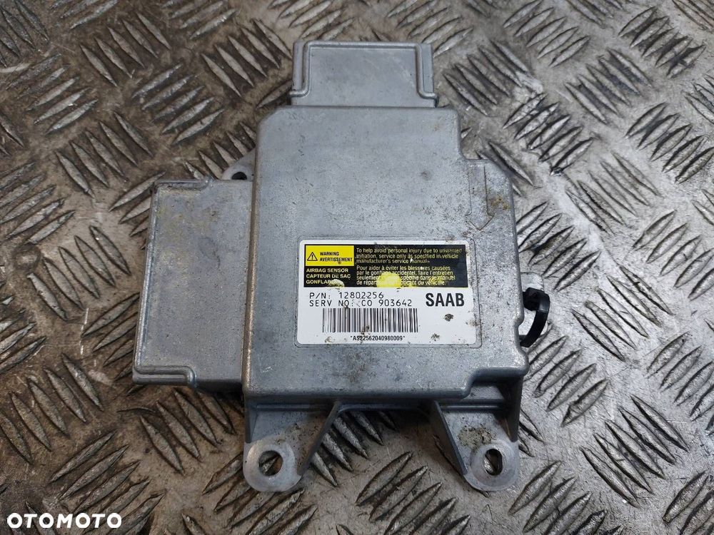 MODUŁ SENSOR STEROWNIK PODUSZEK AIRBAG SAAB 9-3 II 12802256 - 1