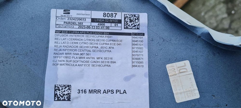 ZDERZAK CUPRA FORMENTOR PRZÓD PRZEDNI - 9