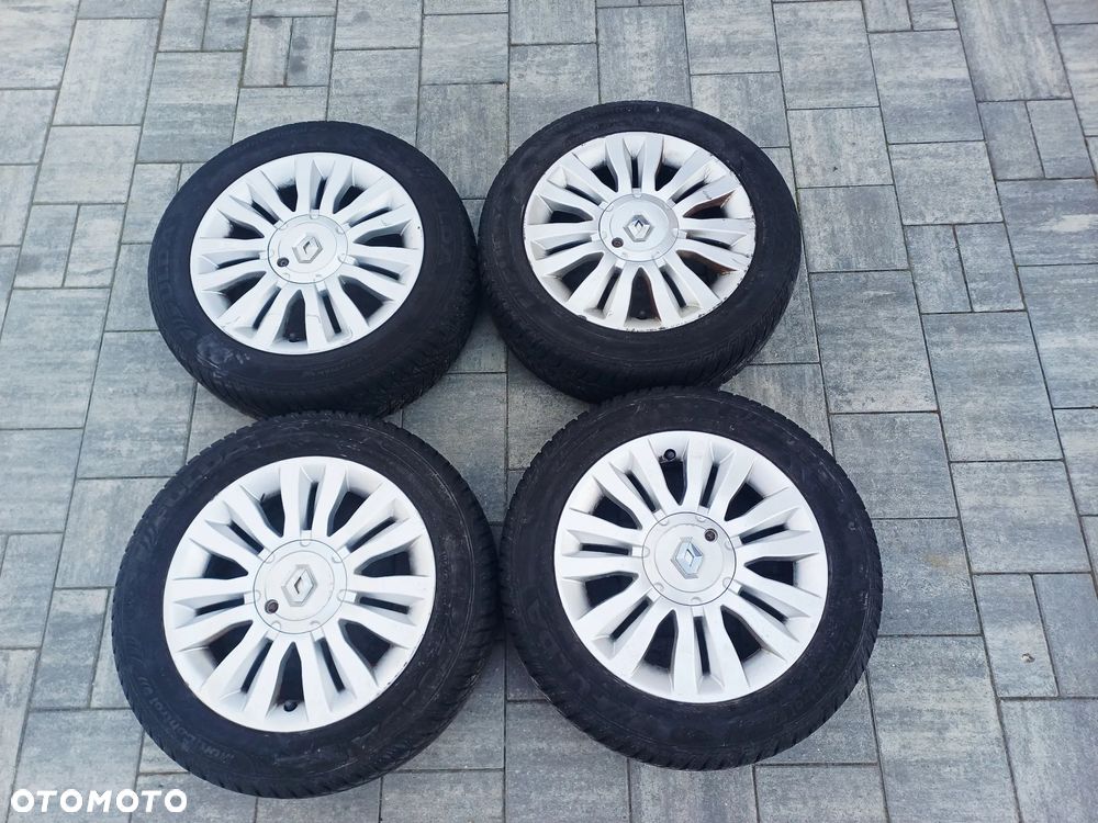 FELIGI Z OPONAMI ALUMINIOWE RENAULT CLIO III R15 4X100 ET43 60,1 mm OPONY FULDA 185/60 R15 WIELOSEZON NR7