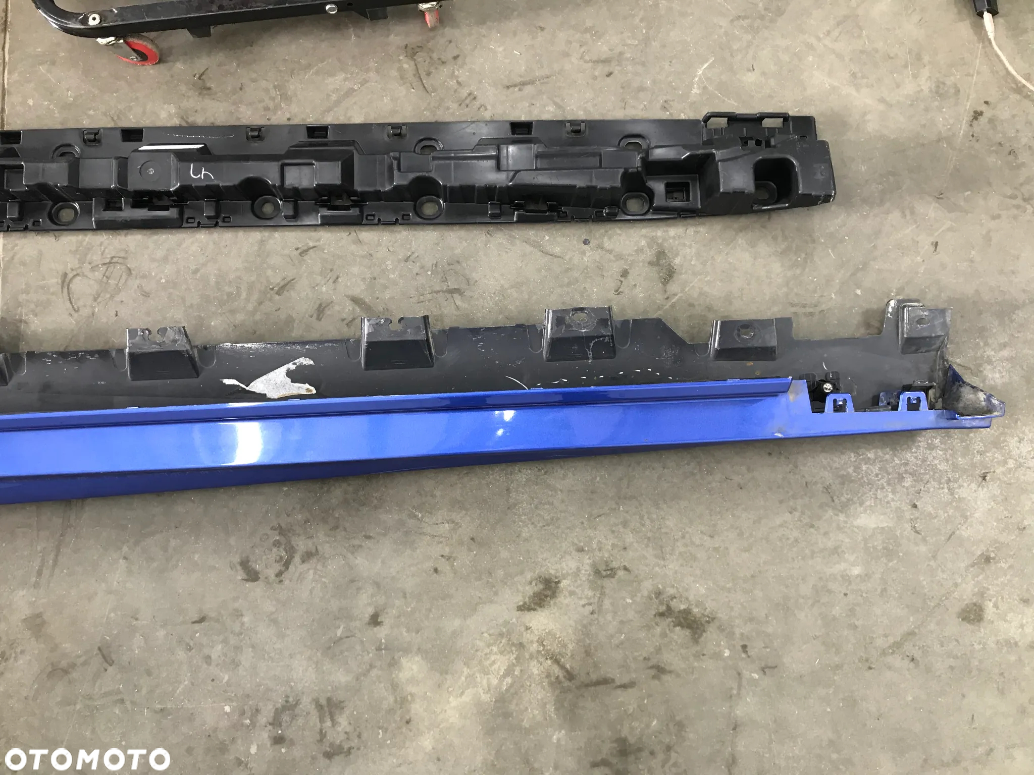 Nakładka progu BMW x6 G06 m-pakiet 19- prawa listwa progowa + ślizg KOMPLET 868012 868011 - 15