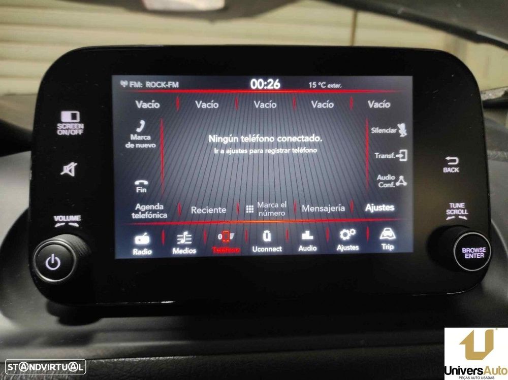 TELA/ECRÃ MULTIFUNÇÕES FIAT TIPO II (357) FAM MIRROR - 14