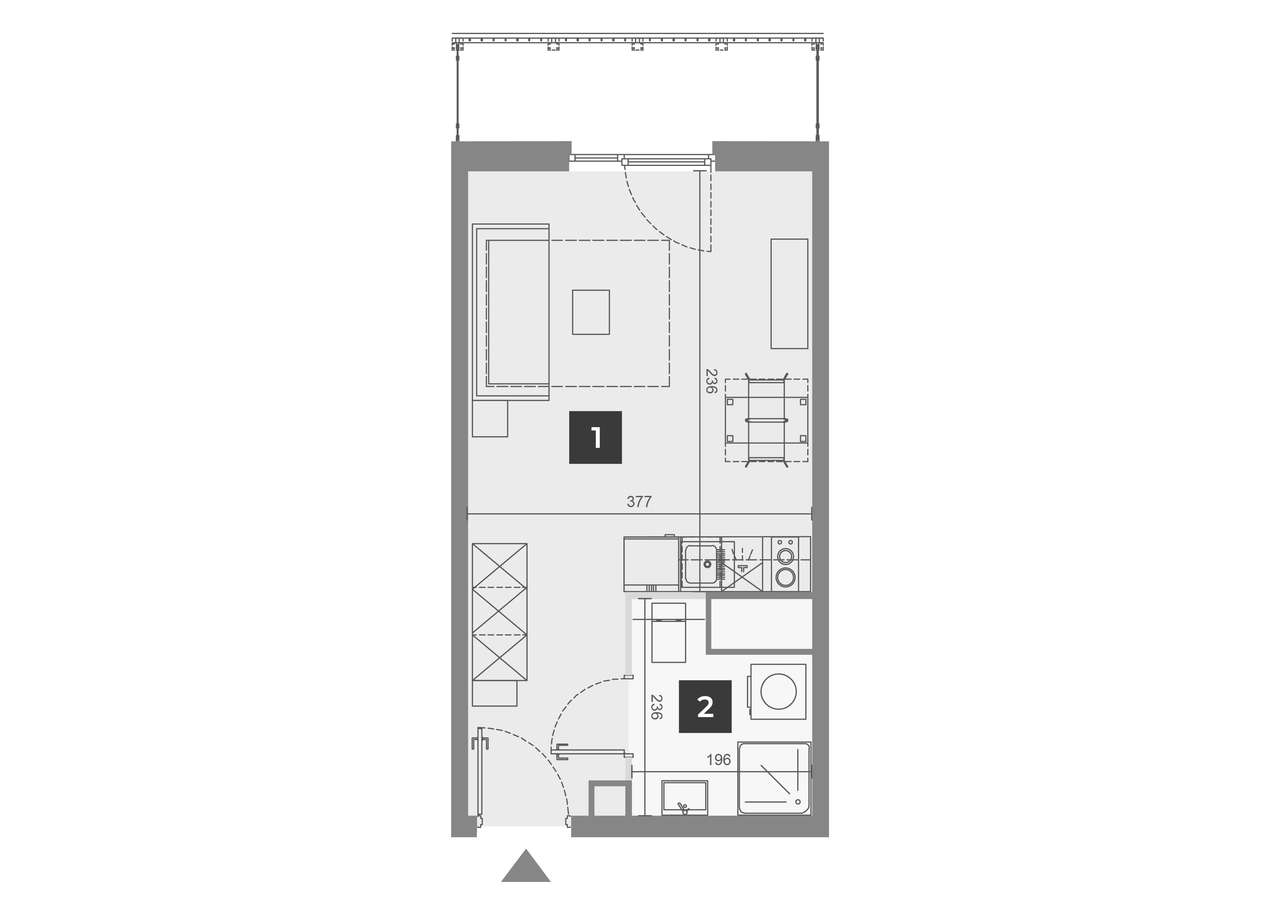 Studio – ul. Przyjaźni Polsko-Węgierskiej 6A/112– bez prowizji