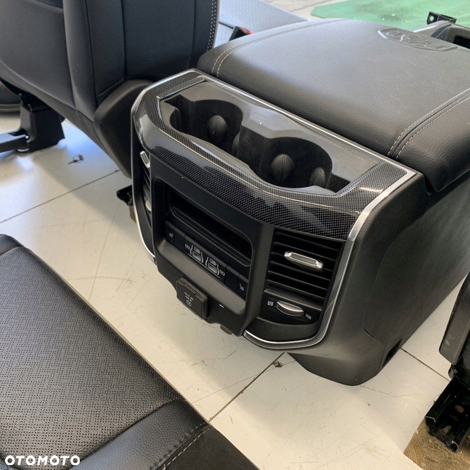 Siedzenia fotele komple tapicerki boczki skóra DODGE RAM V 1500 LARAMIE 22r - 11