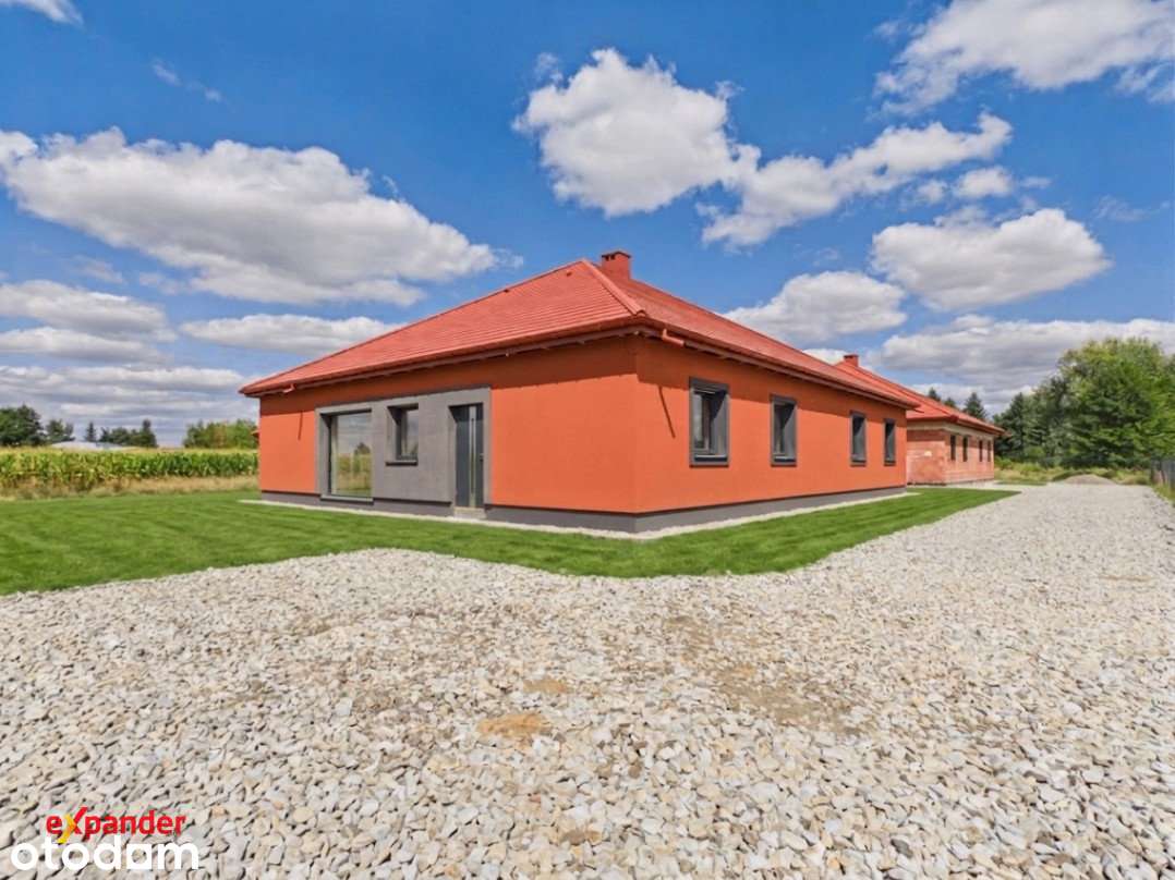Dom parterowy 124 m² | Salon 46 m² | Działka 570 m²