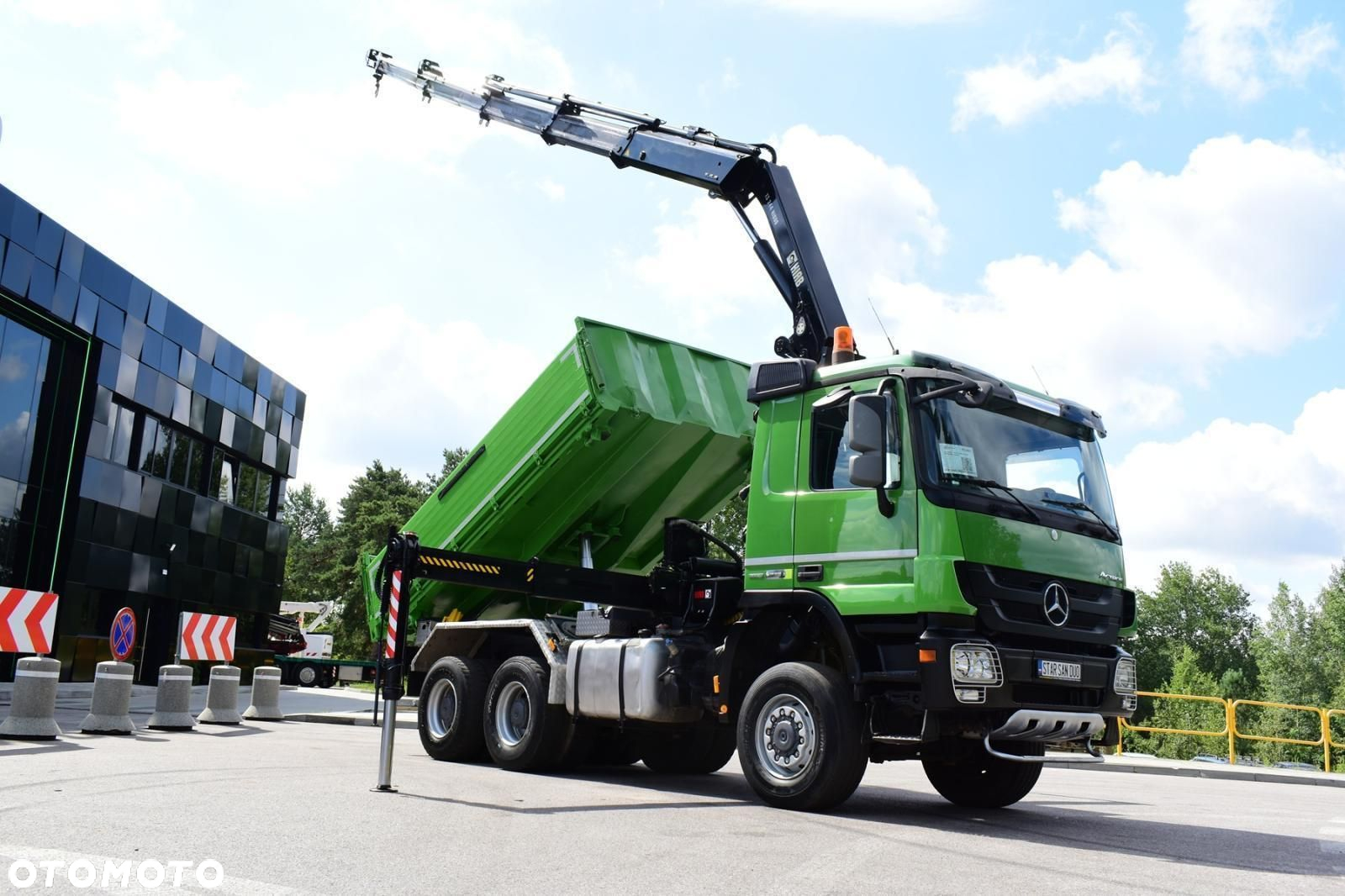 Mercedes-Benz ACTROS 3346 6x6 HIAB 244EP-4 HDS Wywrotka Crane - 3