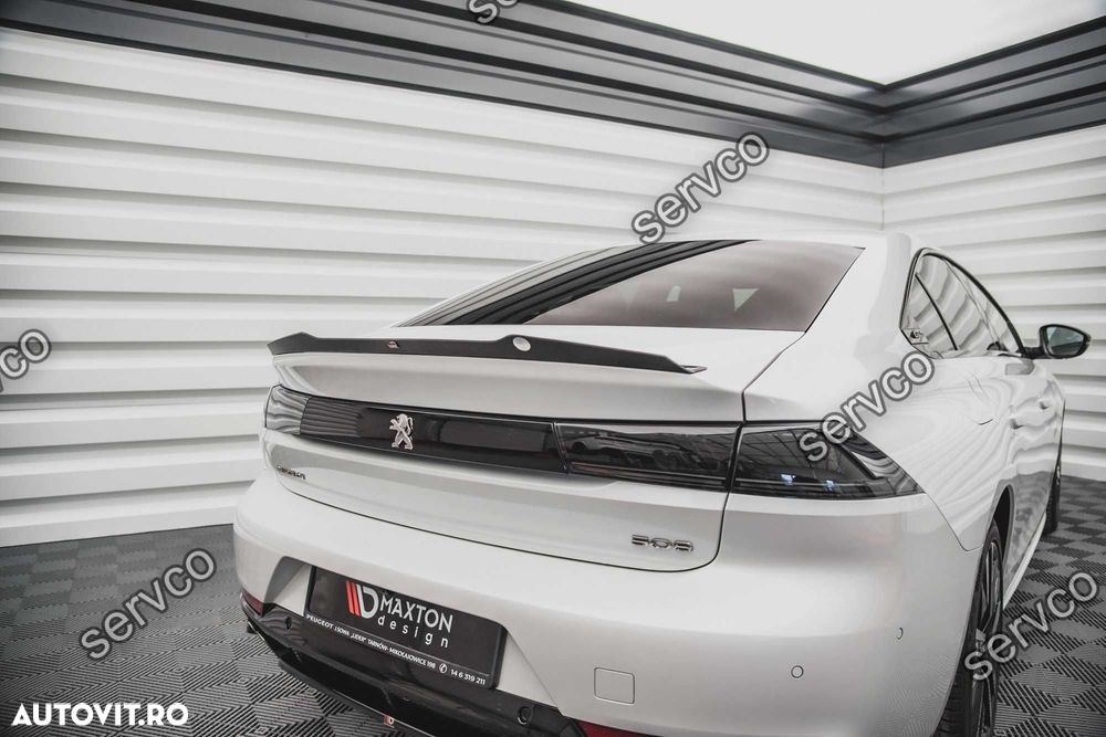 Eleron spoiler cap Peugeot 508 Sedan Mk2 2018- v2 - Maxton Design - 2
