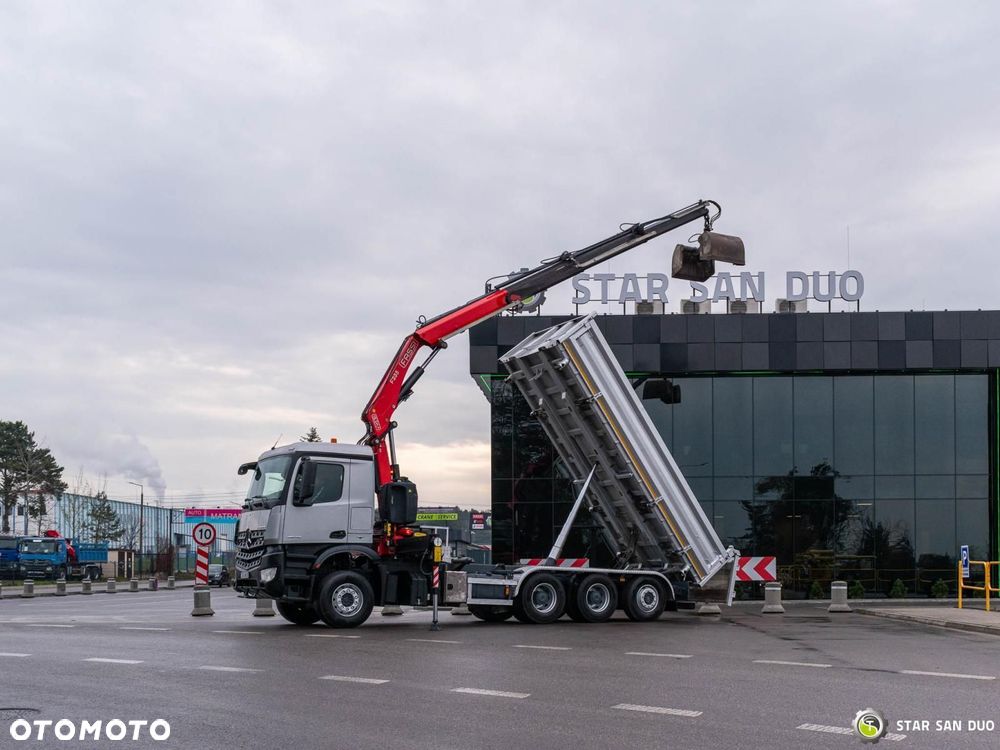 Mercedes-Benz AROCS 3643 8x4 Fassi F235A.2.23 E-dynamic Żuraw Wywrotka - 7