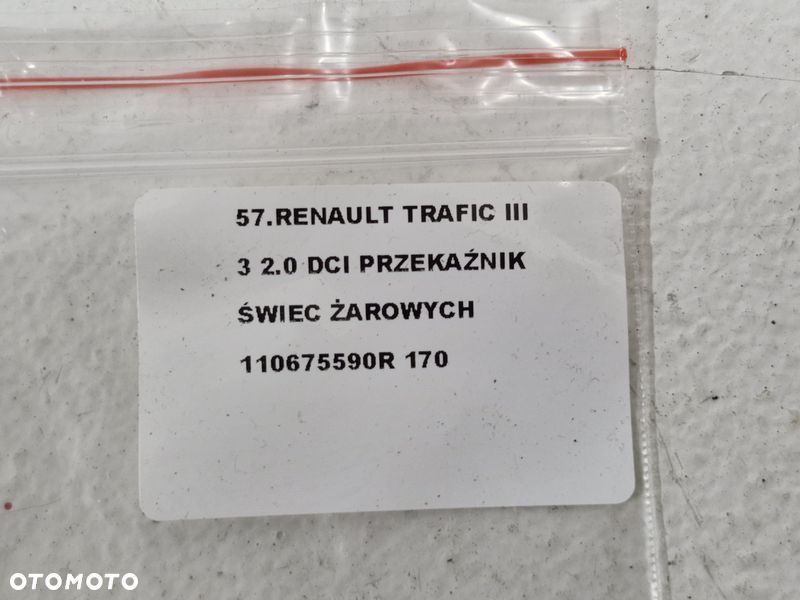 renault trafic iii 3 2.0 dci przekaźnik świec żarowych 110675590r - 8