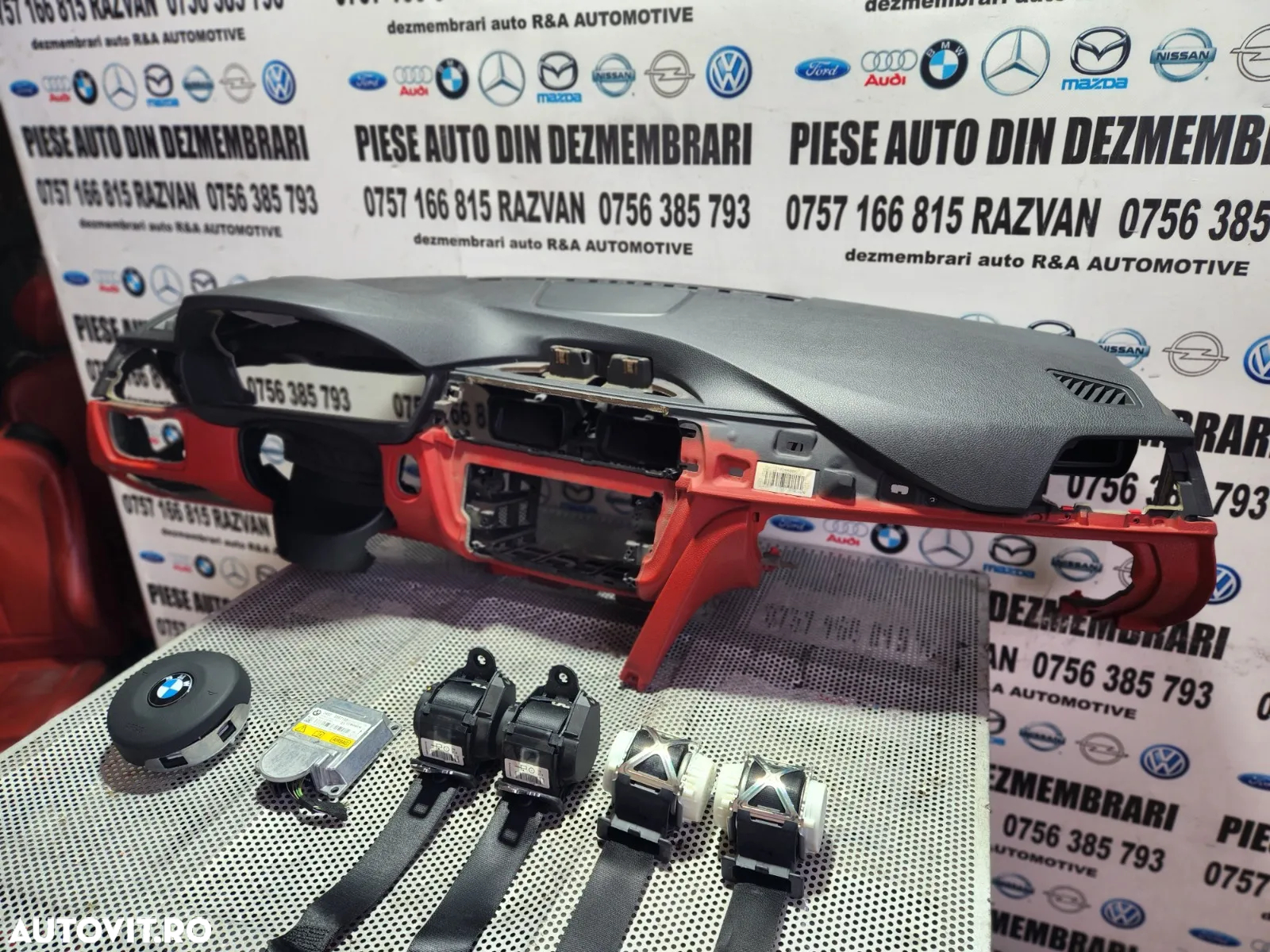 Plansa Bord Kit Airbag Volan M Paket Bmw F30 F31 F32 F33 F34 F36 F86 Seria 3 Seria 4 Volan Stanga M - 6