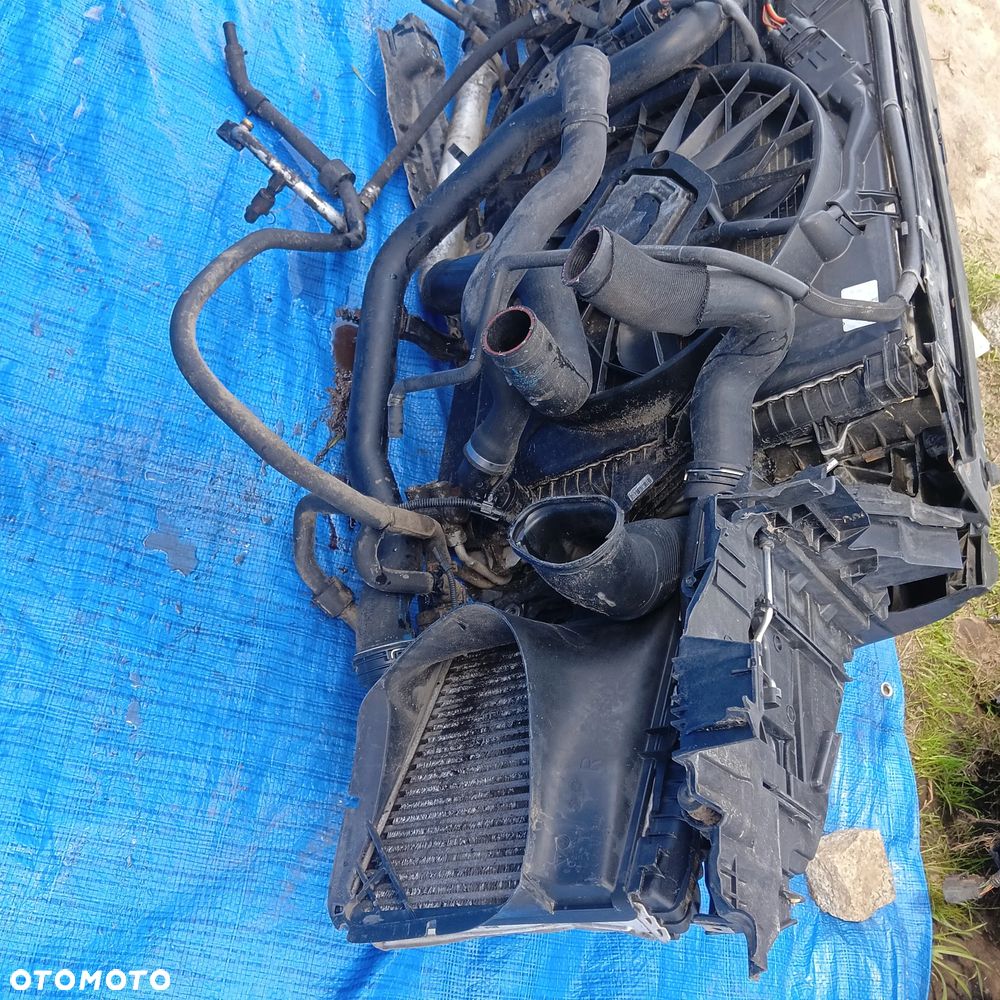 PAS PRZEDNI WZMOCNIENIE CZOŁOWE PAS CHŁODNICE WENTYLATORY VW TOUAREG 3.0 TDI KOMPLET - 7