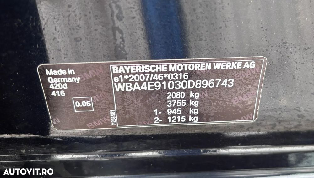 BMW Seria 4 420d M Sport - 4