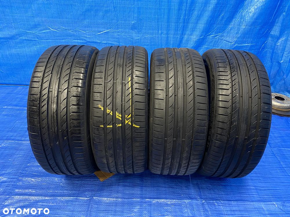 OPONA 18 OPONY LETNIE LATO KOMPLET OPON 4SZT CONTINENTAL CONTI SPORT CONTACT 215/40R18 89W XL BIEŻNIK 5,5mm 2021r - 1