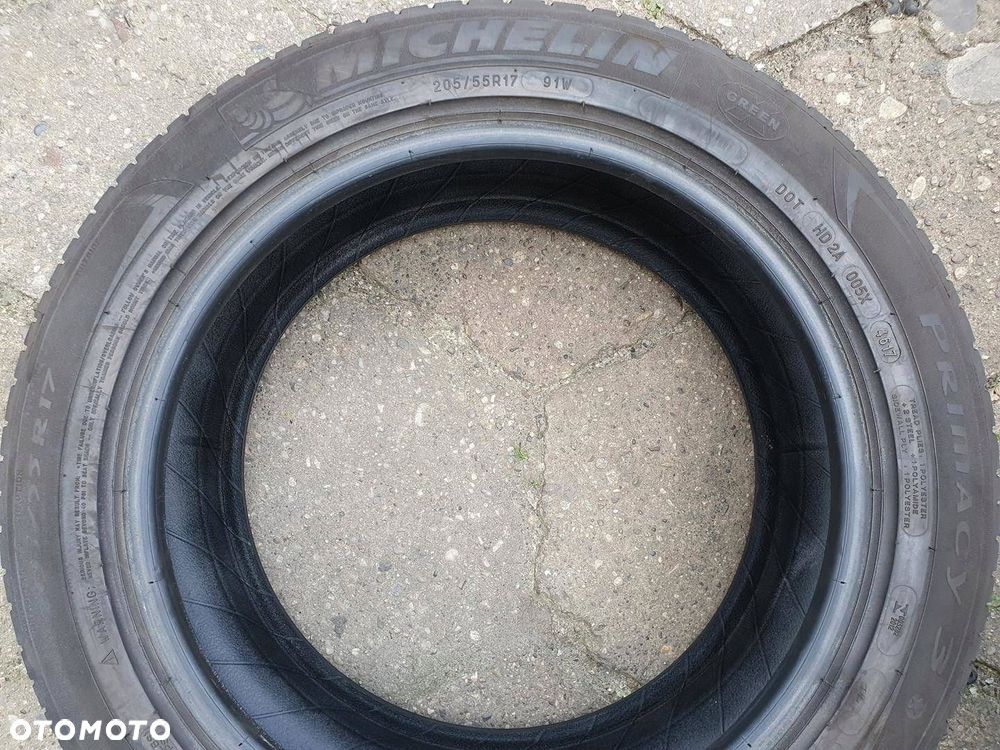 205/55R17 Michelin Primacy 3 komplet lato 7,0mm - 9