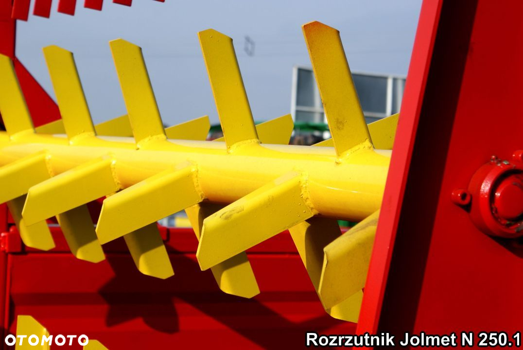 nowy ROZRZUTNIK JOLMET do nawozu obornika jednoosiowy N250/1 3,5 T STANDARD - 9