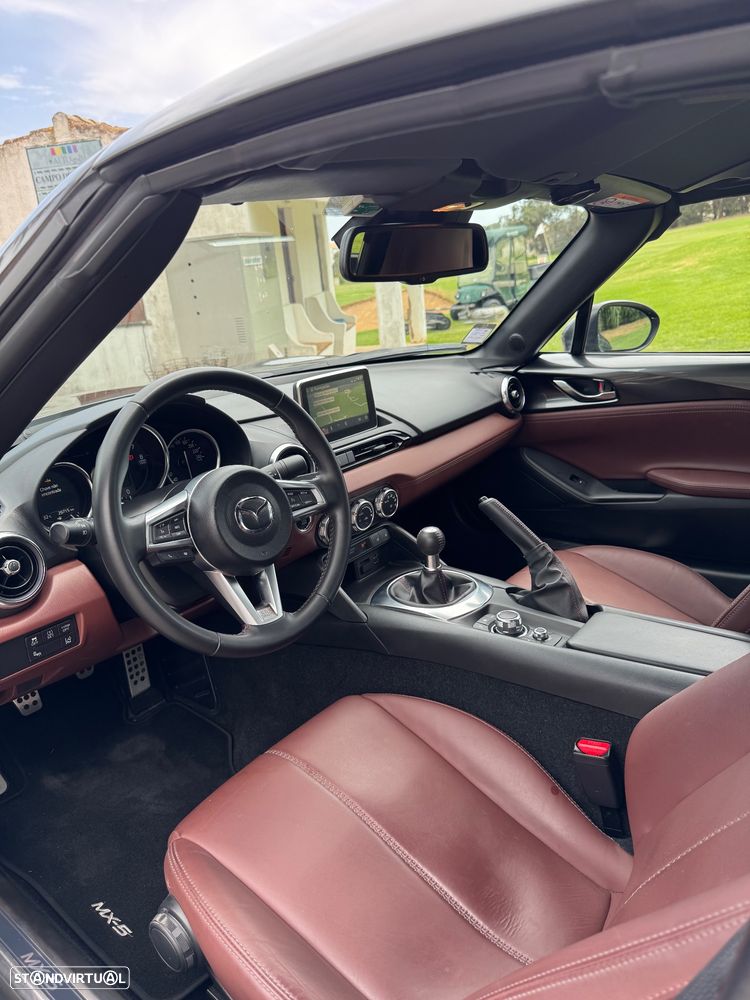 Mazda MX-5 MZR 2.0 RF Sky.Excell. Navi Brown Leather - 8