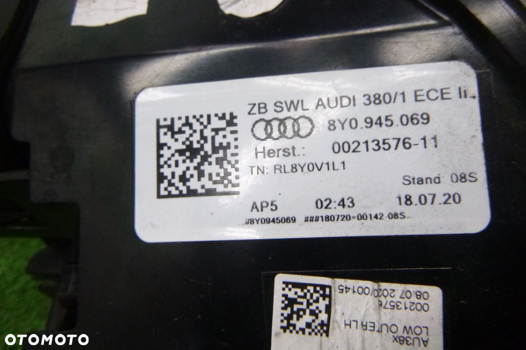 AUDI A3 8Y SEDAN LY9T TYL KLAPA ZDERZAK BELKA LAPMY LEWA PRAWA - 6