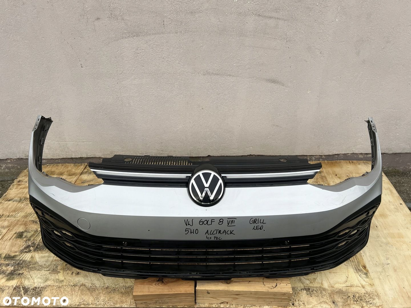 VW GOLF 8 VIII ALLTRACK 5H0 GRILL LED ZDERZAK PRZÓD - 3