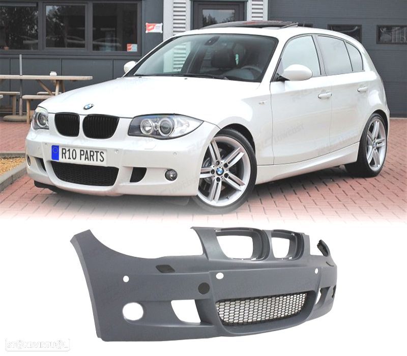 PARA-CHOQUES FRONTAL BMW E81 E87 E82 E88 04-11 LOOK M PDC SRA - 1