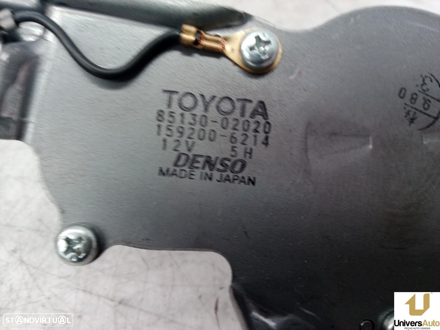 MOTOR LIMPA-VIDROS TRASEIRO TOYOTA COROLLA 2006 -8513002020 - 2
