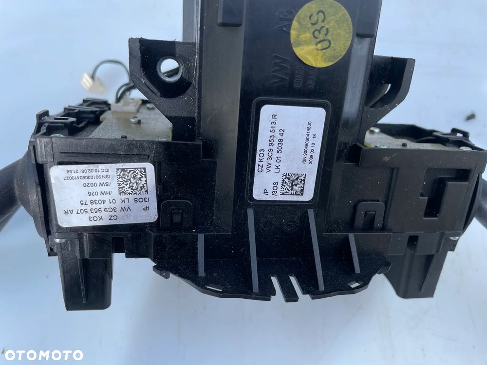 Manetka przełącznik zespolony tempomat vw Passat B6 3C9953513R 3C9953507AR - 5