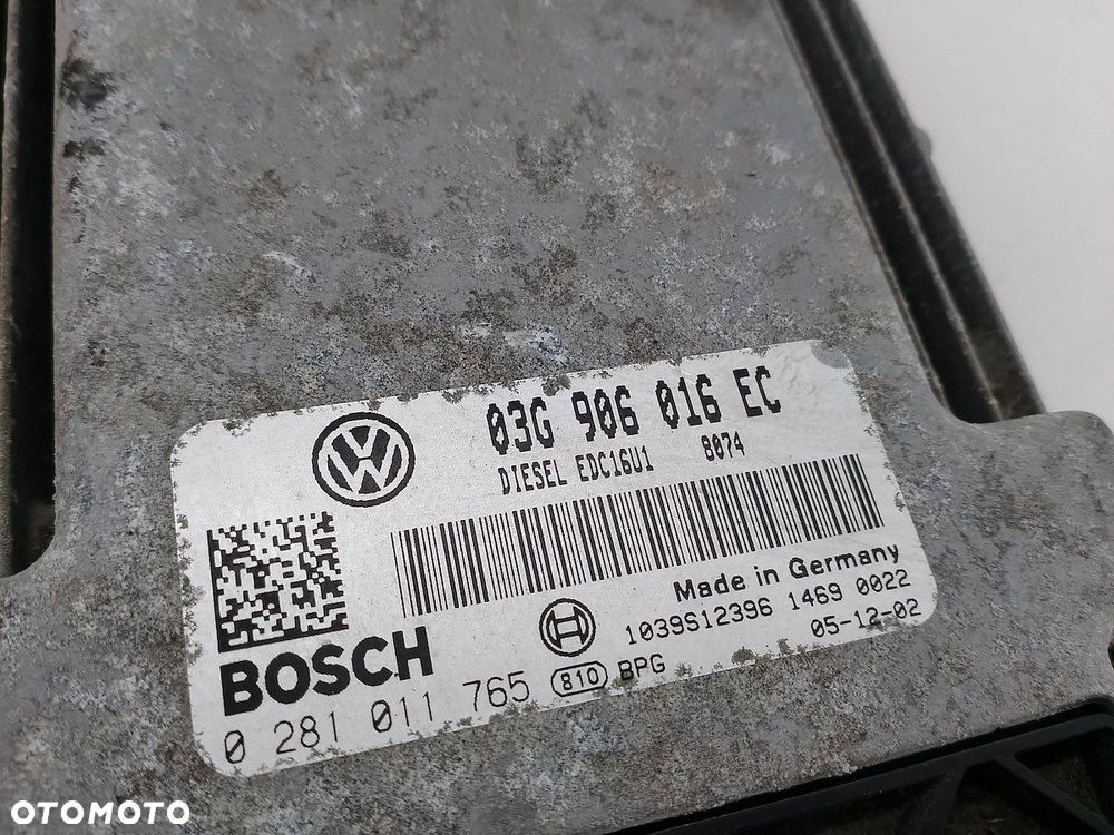 KOMPUTER, STEROWNIK SEAT LEON II 03G906016EC  0281011765 2.0 TDI - 4
