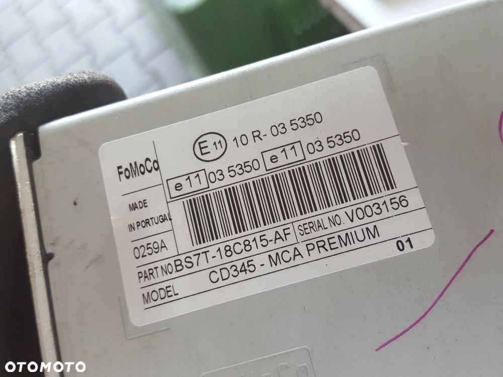 FORD MONDEO MK4 LIFT 10-14r RADIO CD BS7T-18C815-AF - 4