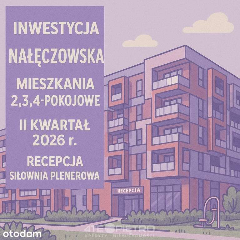 Nałęczowska, 2026r., 3 pokoje, 65m2, garderoba