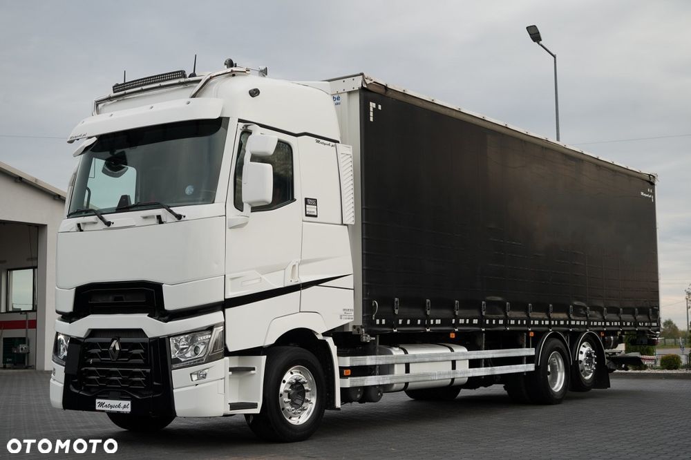 Renault T 440 / 6X2 / SOLÓWKA / FIRANKA 9.5 M / KLIMA POSTOJOWA / WINDA / ALUFELGI / OŚ PODNOSZONA - 1