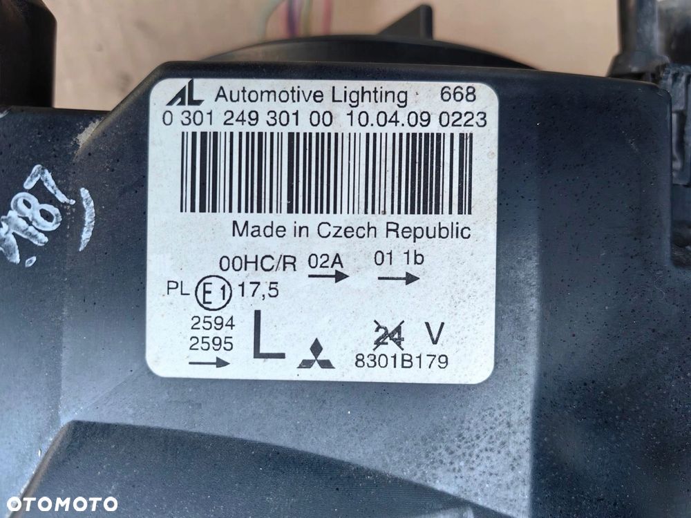 Lampa przednia LEWY PRZÓD LEWA MITSUBISHI COLT VI z30 LIFT 030124930100 - 4