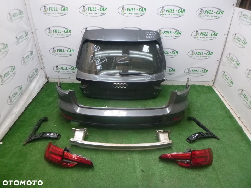 AUDI A4 B9 S-LINE  Tył Kompletny Klapa Zderzak Pdc Lampy MATRIX  Kod lakieru LZ7S - 1