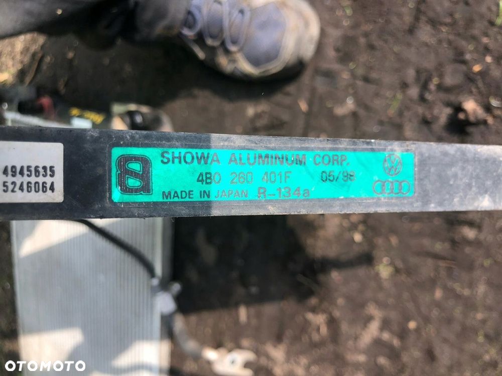 AUDI A6 C5 CHŁODNICA KLIMATYZACJI 4B0260401F  WĘŻE 2.4 V6 - 2