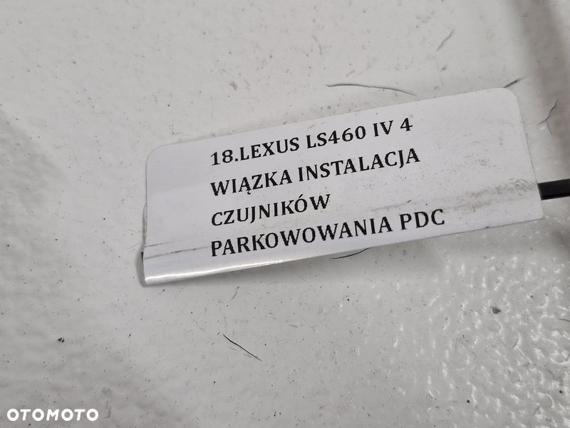 LEXUS LS460 IV 4 WIĄZKA INSTALACJA CZUJNIKÓW PARKOWANIA PDC 8211450010A - 5