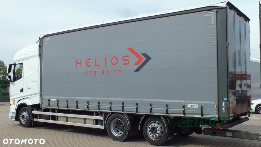 DAF 480 FAR Low Deck 6x2 – zabudowa kurtynowa WECON Przyczepa Kurtynowa WECON PC 780 18.0t - 2