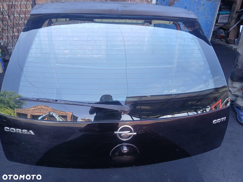 Opel Corsa C klapa bagażnika czarna - 1
