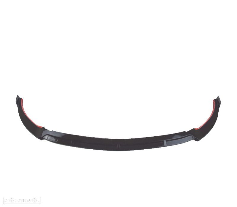 LIP SPOILER FRONTAL MERCEDES CLASE E W213 21- LOOK AMG PRETO BRILHANTE - 3